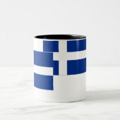 Shetland Flag Tweekleurige Koffiemok (Center)
