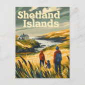 Shetland Islands Travel en Briefkaart (Voorkant)