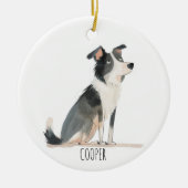 Shetland Keramisch Ornament (Voorkant)