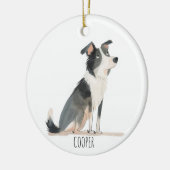 Shetland Keramisch Ornament (Links)