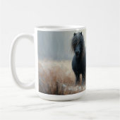 Shetland Pony (Coffee Mok No1) Set van zes Shetlan (Links)