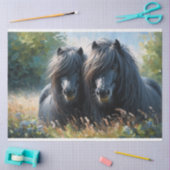 Shetland Pony Decoupage tissuepapier (Craft)