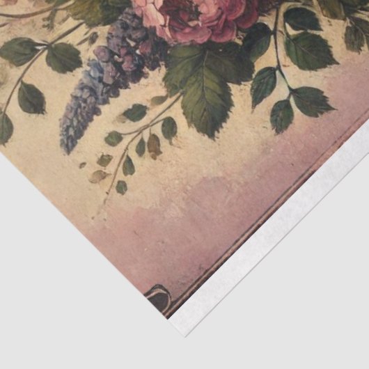 Shetland Pony Floral Decoupage Tissuepapier (Detail)