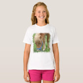 Shetland Pony Girl's T-Shirt (Voorkant volledig)