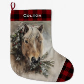 Shetland Pony Kerstkous, Paardenvakantie Grote Kerstsok (Voorkant)