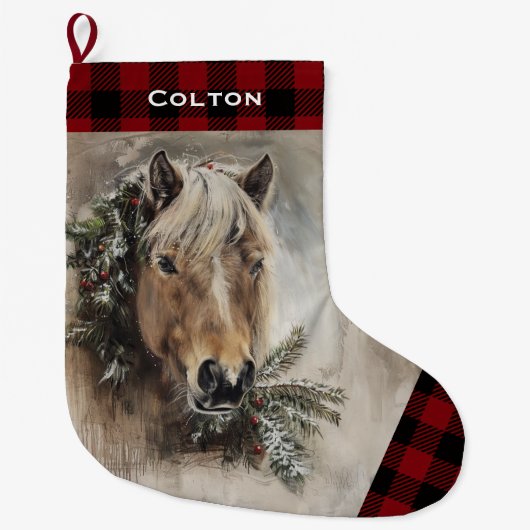 Shetland Pony Kerstkous, Paardenvakantie Grote Kerstsok (Voorkant)