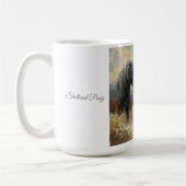 "Shetland Pony" (Nr. 1 van een set) Koffie Mok (Links)