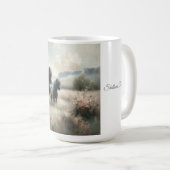 "Shetland Pony" (Nr. 2 van een set) Koffie Mok (Voorkant rechts)