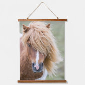 Shetland Pony op het eiland Unst Hangend Wandkleed (Voorkant)