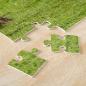 Shetland Pony op pasta nabij hoge cliënten Legpuzzel (Zijkant)