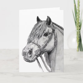 Shetland Pony Portret Kaart