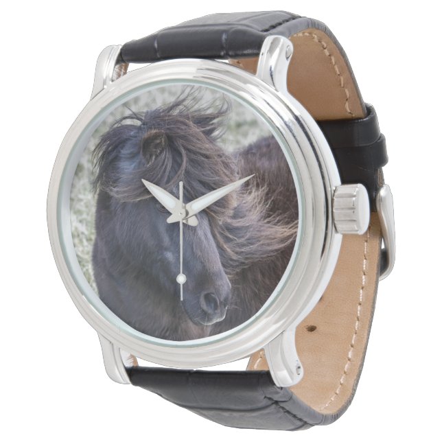 Shetland Pony Watch Horloge (Gekanteld)