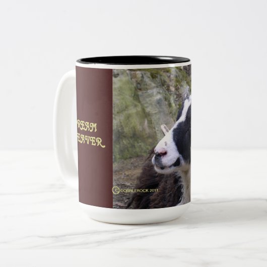 SHETLAND RAM COFFEE MOK - DREAM WEAVER (Voorkant links)