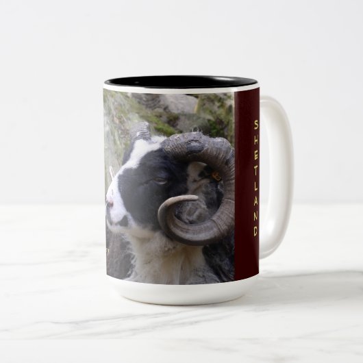SHETLAND RAM COFFEE MOK - DREAM WEAVER (Voorkant rechts)