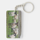 Shetland schaap sleutelhanger (achterkant)