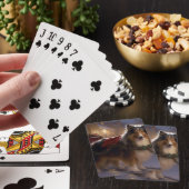 Shetland Schaapshond Kerst Feestelijke Periode Pokerkaarten (Insitu)