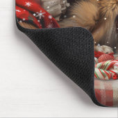 Shetland Schaapshond Kerst Festiviteit Muismat (Hoek)