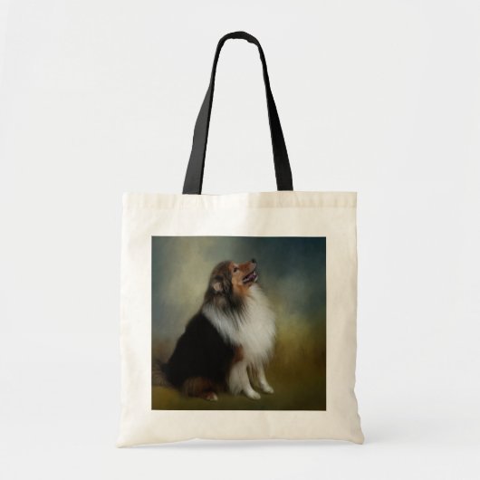 Shetland Sheep Dog Canvas tas (Voorkant)