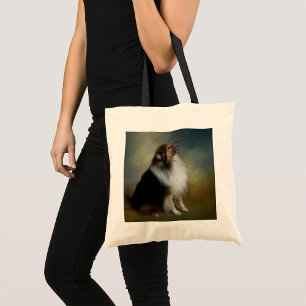 Shetland Sheep Dog Canvas tas