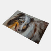 Shetland Sheep Dog. Deurmat (Schuin)