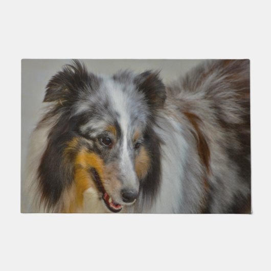 Shetland Sheep Dog. Deurmat (Voorkant)