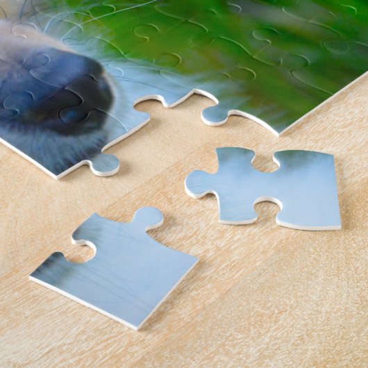 Shetland Sheep Dog Jigzaag. Legpuzzel (Zijkant)