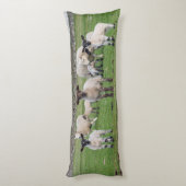 Shetland Sheep Lichaamskussen (Achterkant (Verticaal))