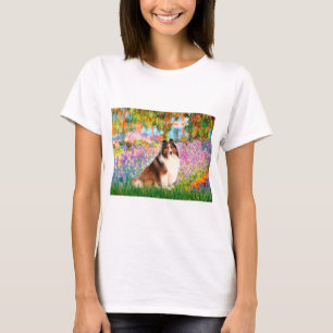 Shetland Sheepdog 7 - Tuin T-shirt