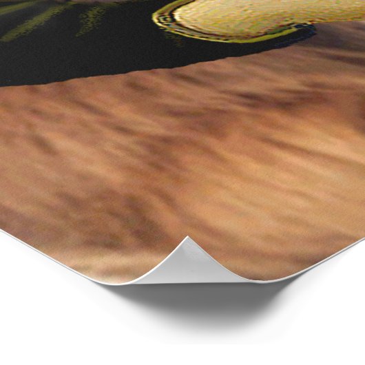 Shetland Sheepdog 7b - Mona Lisa Poster (Hoek)