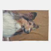 Shetland Sheepdog American MoJo Kitchen Towel Theedoek (Horizontaal)