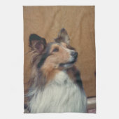 Shetland Sheepdog American MoJo Kitchen Towel Theedoek (Verticaal)