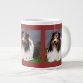 Shetland Sheepdog Art Grote Koffiekop (Voorkant rechts)