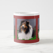 Shetland Sheepdog Art Grote Koffiekop (Voorkant)