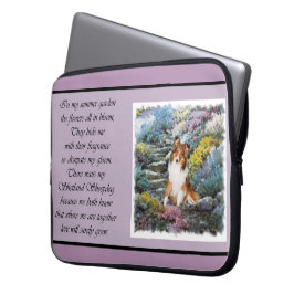 Shetland Sheepdog Art Laptop Sleeve