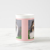 Shetland Sheepdog Art Porselein Kop (Voorkant)