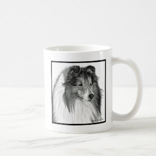 Shetland Sheepdog Art van Glenda S. Harlan Koffiemok