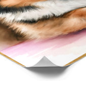 Shetland Sheepdog Artwork for Girls Poster (Hoek)