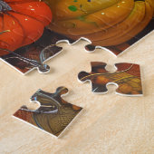 Shetland Sheepdog Autumn Harvest Thanksgiving Legpuzzel (Zijkant)