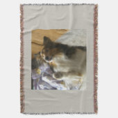 Shetland Sheepdog Bedelen Deken (Voorkant Verticaal)