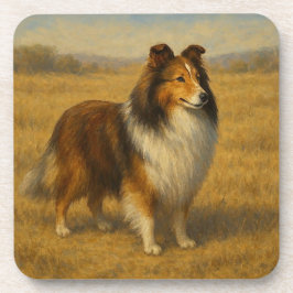 Shetland Sheepdog Bier Onderzetter