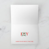 Shetland Sheepdog blaft voor vreugde! Feestdagen Kaart (Binnen)