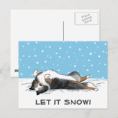 Shetland Sheepdog Blue Merle Sheltie Dog Holiday Feestdagenkaart (Voorkant / Achterkant)