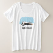 Shetland Sheepdog Blue Merle Sheltie Dog Holiday Grote Maat T-shirt (Design voorkant)