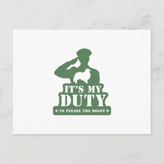 Shetland Sheepdog Briefkaart (Voorkant)