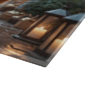 Shetland Sheepdog Christmas Snow Holiday Snijplank (Hoek)