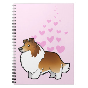 Shetland Sheepdog / Collie Love Notitieboek