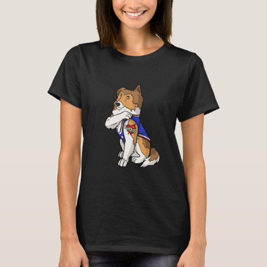Shetland Sheepdog Dog Love Dad Puppy Owner T-shirt (Voorkant)