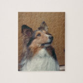 Shetland Sheepdog Dog Puzzle Legpuzzel (Verticaal)