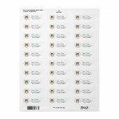 Shetland Sheepdog Eucalyptusblad Krans Etiket (Full Sheet)