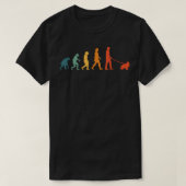 Shetland Sheepdog Evolution Retro Sheltie T-shirt (Design voorkant)